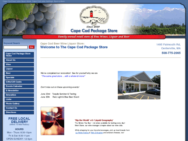 www.capecodpackagestore.com