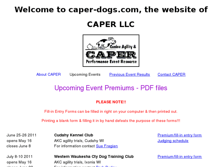 www.caper-dogs.com