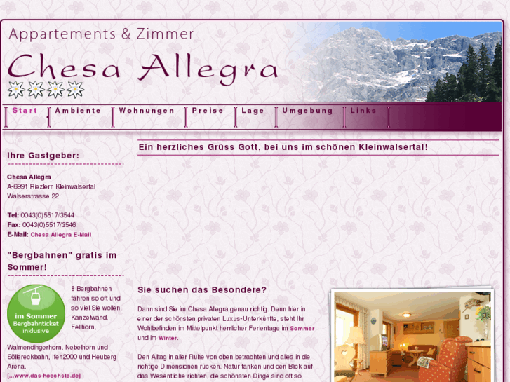 www.chesa-allegra.com