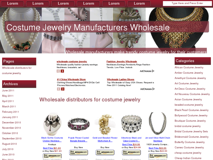 www.costumejewelrymanufacturerswholesale.com