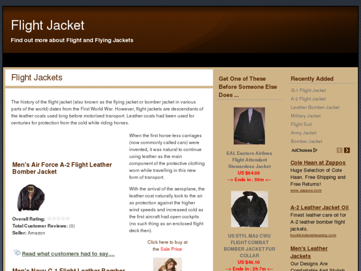 www.flightjacket.biz