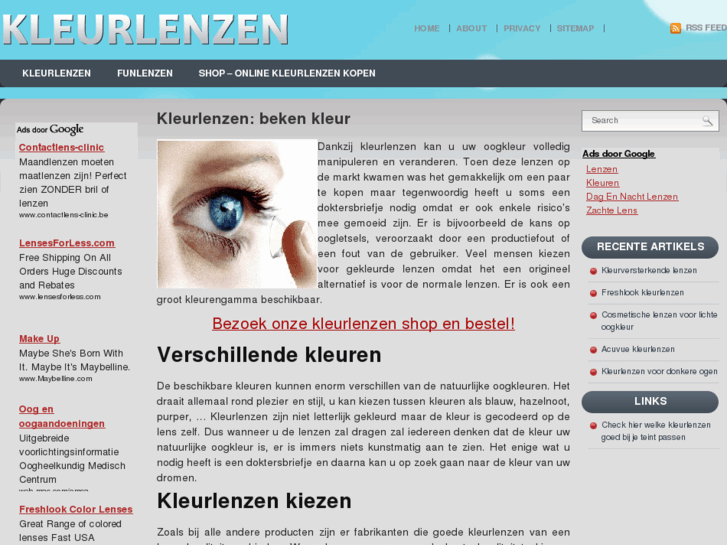 www.kleurlenzen.biz