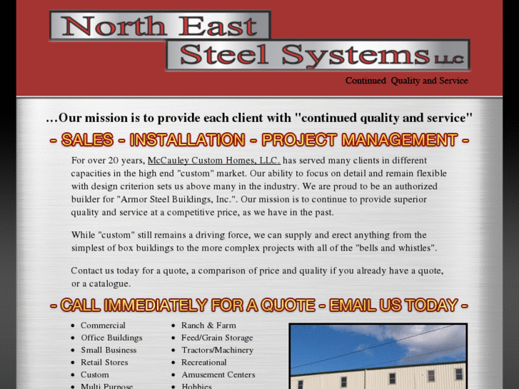 www.northeaststeelsystems.com