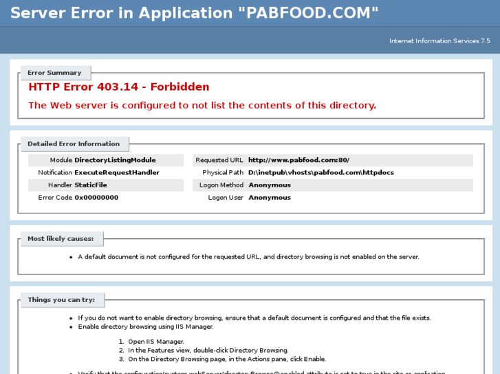 www.pabfood.com