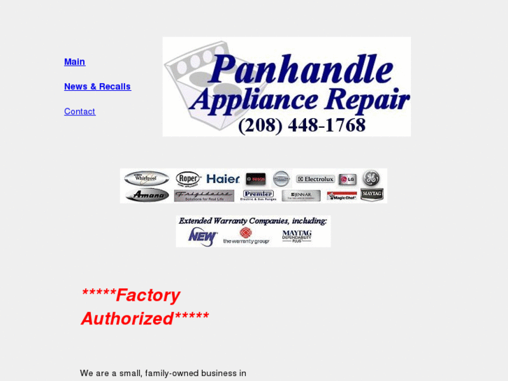 www.panhandleappliance.com