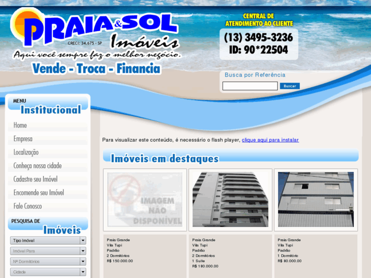 www.praiaesolimoveis.com