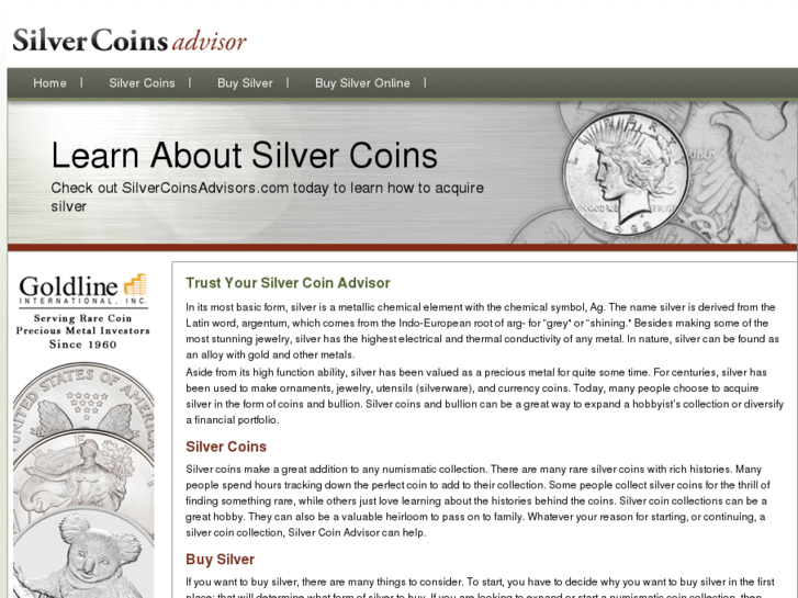 www.silvercoinsadvisor.com