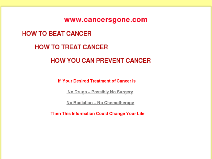 www.cancersgone.com