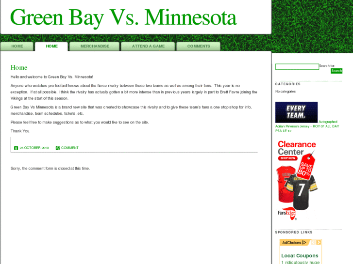 www.greenbayvsminnesota.com