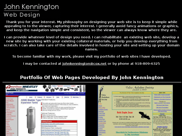 www.johnkenningtonwebdesign.com