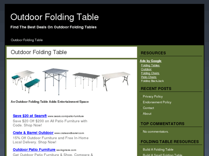 www.outdoorfoldingtable.net