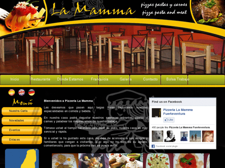 www.pizzerialamamma.net