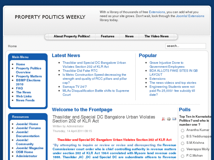 www.propertypolitics.net