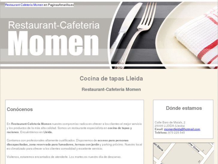 www.restaurantcafeteriamomen.com