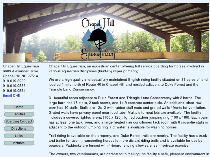 www.chapelhillequestrian.com