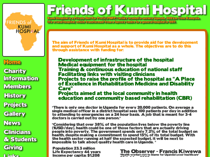 www.friendsofkumihospital.org