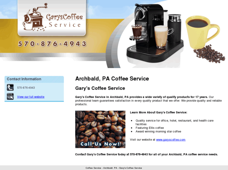 www.garyscoffeepa.com