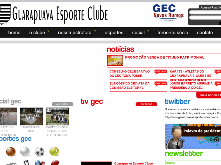 www.guarapuavaesporteclube.com.br