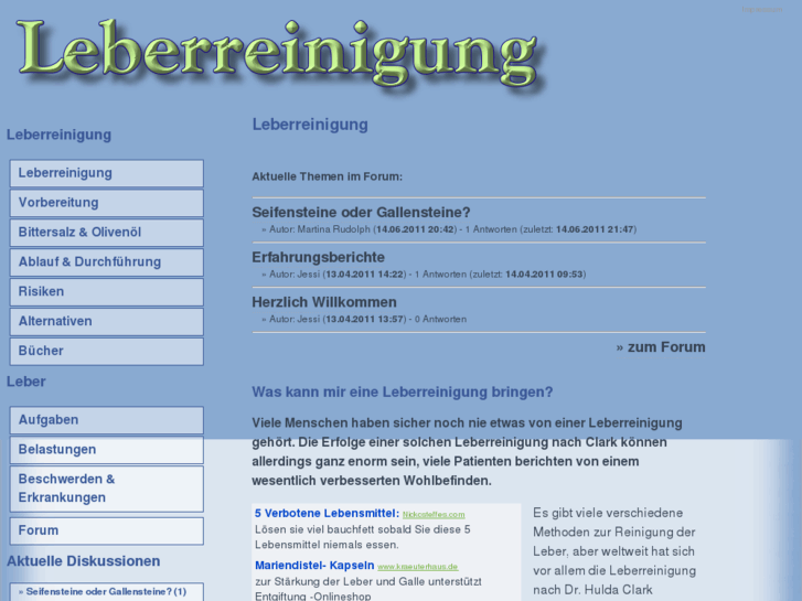 www.leberreinigung.info