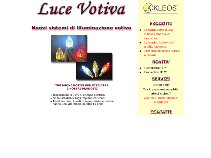 www.lucevotiva.com