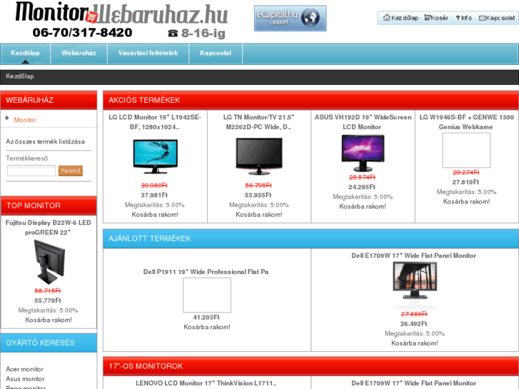 www.monitorwebaruhaz.hu