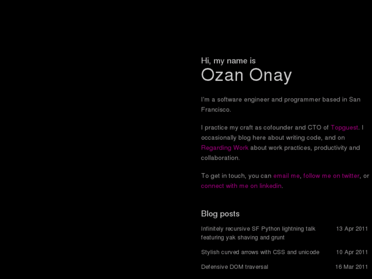 www.ozanonay.com