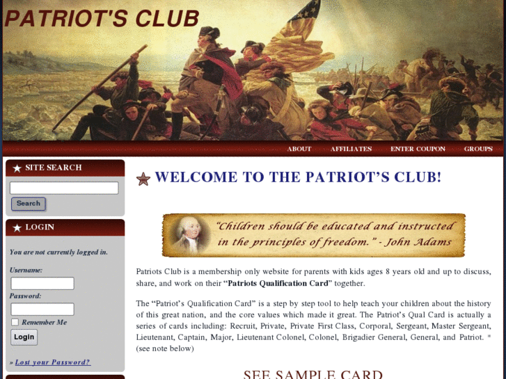 www.patriotsclub.us