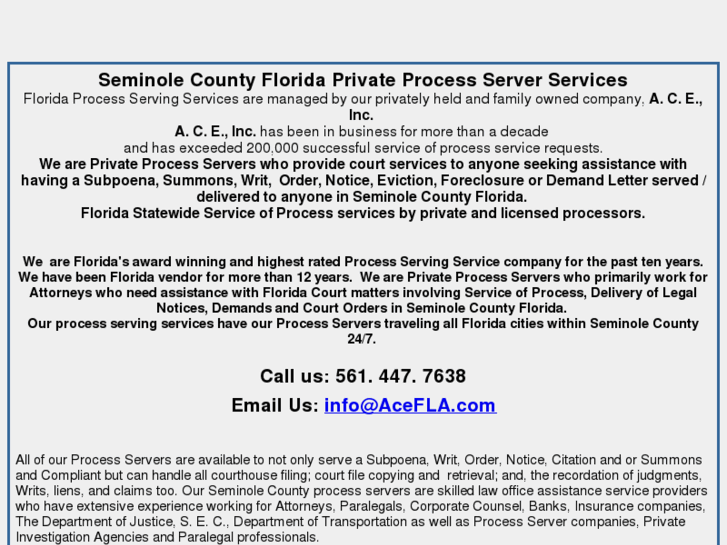 www.seminolecountyprocessserver.com