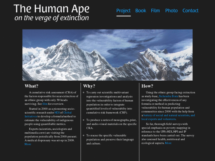 www.thehumanape.org