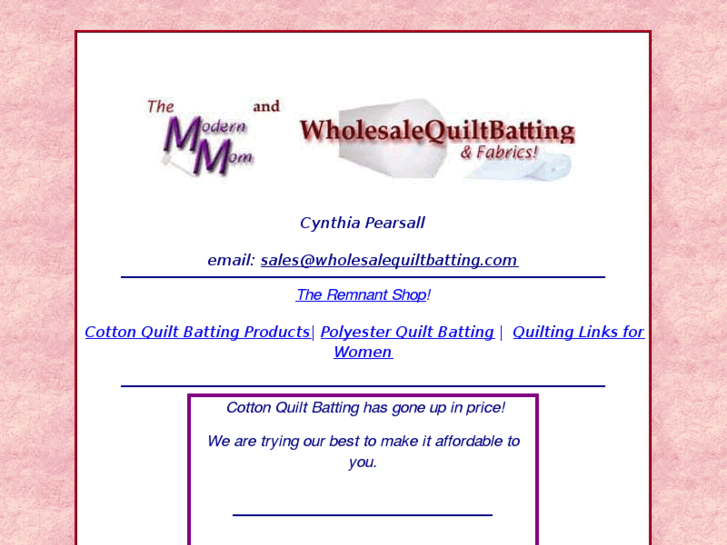 www.wholesalequiltbatting.com