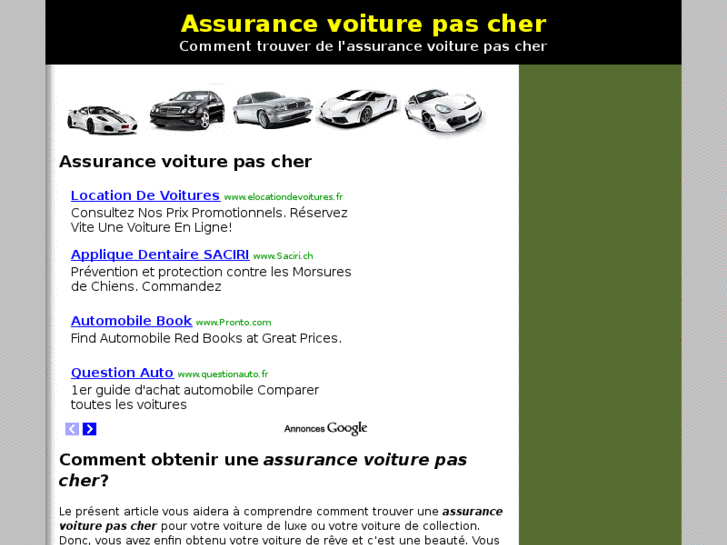 www.assurancevoiturepascher.net