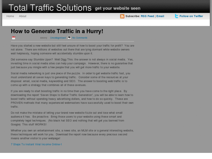 www.generatetraffic.info