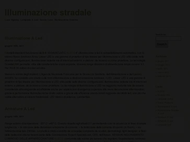 www.illuminazionestradale.it