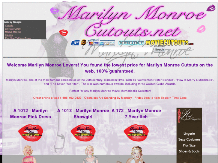 www.marilynmonroecutouts.net