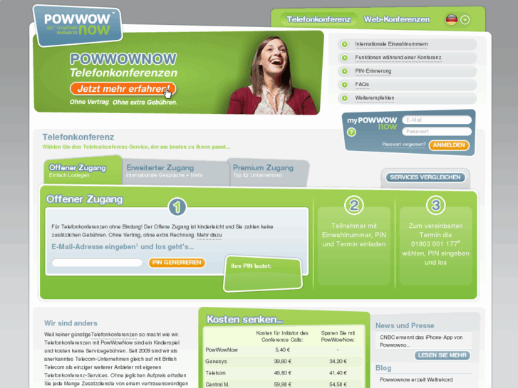 www.powwownow.de