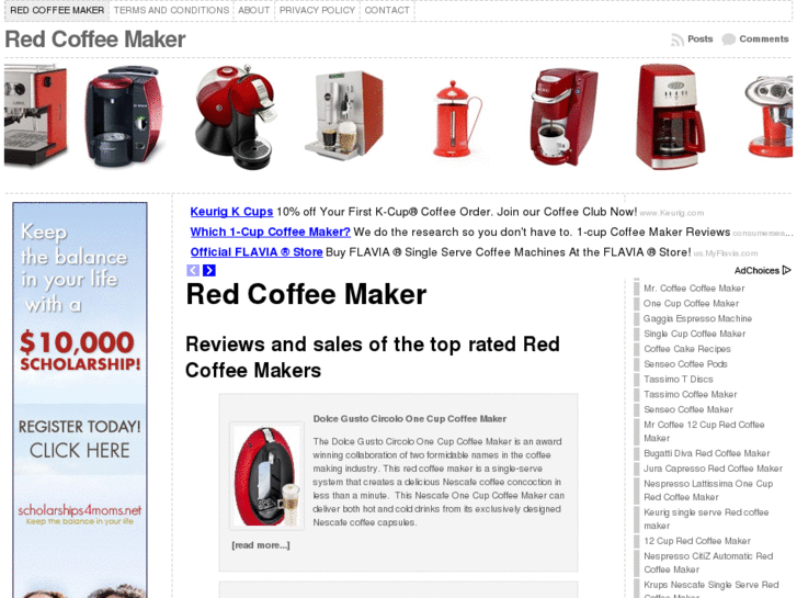 www.redcoffeemakersale.com