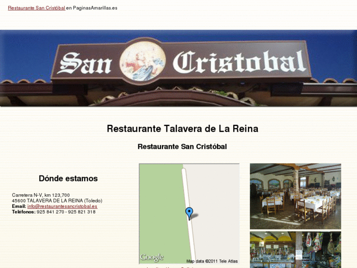 www.restaurantesancristobal.es