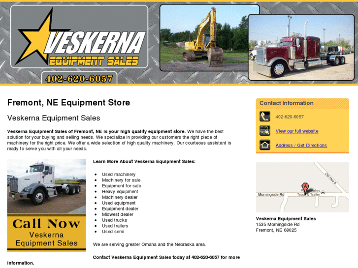 www.veskernaequipmentsalesfremont.com