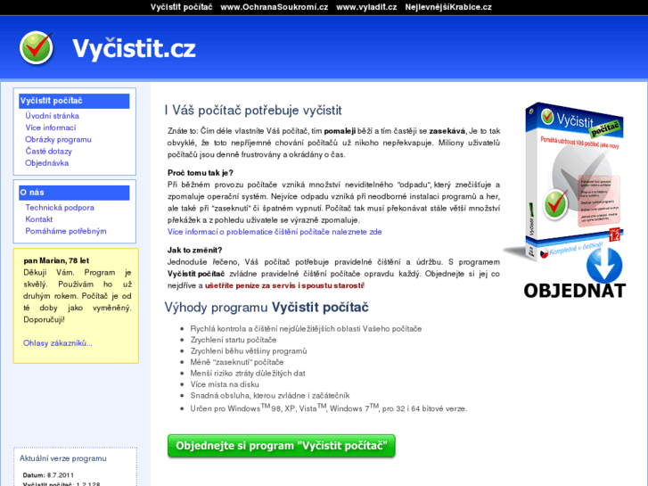 www.vycistit.cz