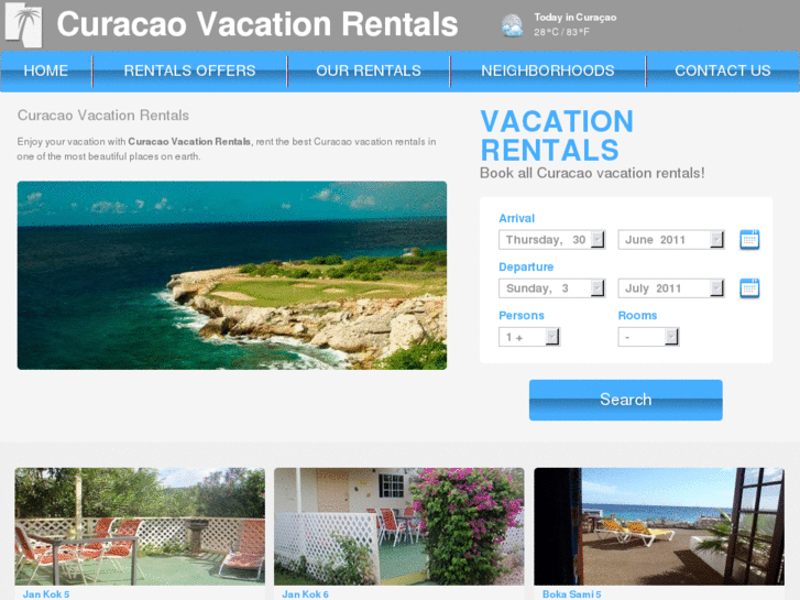 www.curacao-vacation-rentals.com