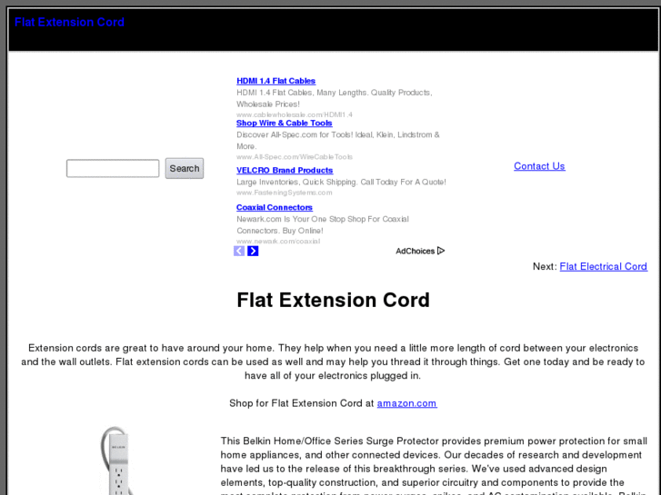 www.flatextensioncord.com