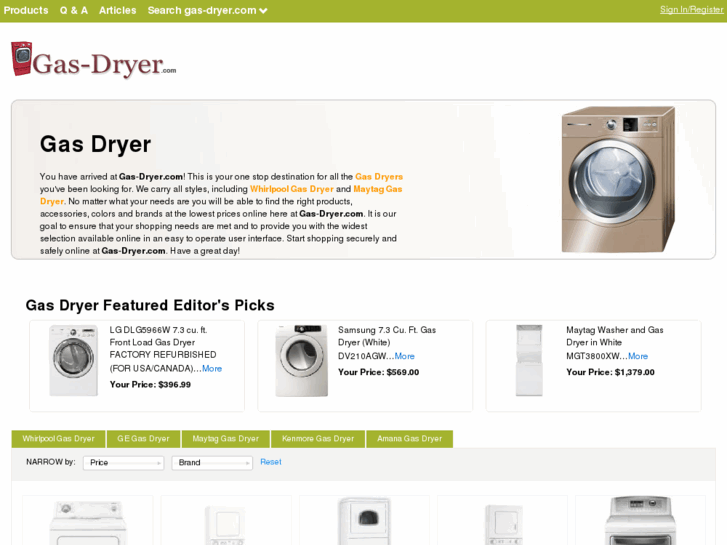 www.gas-dryer.com