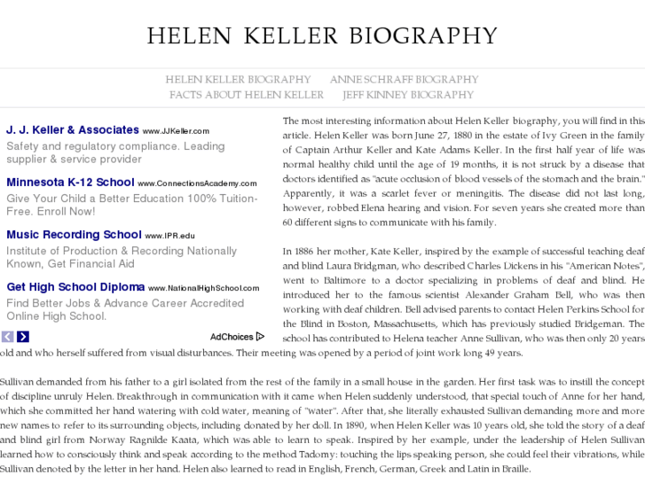 www.helenkellerbiography.net