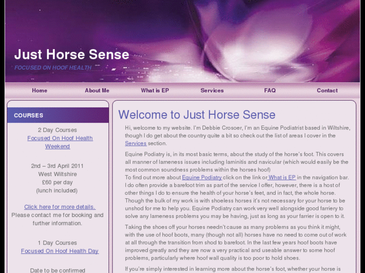 www.justhorsesense.co.uk