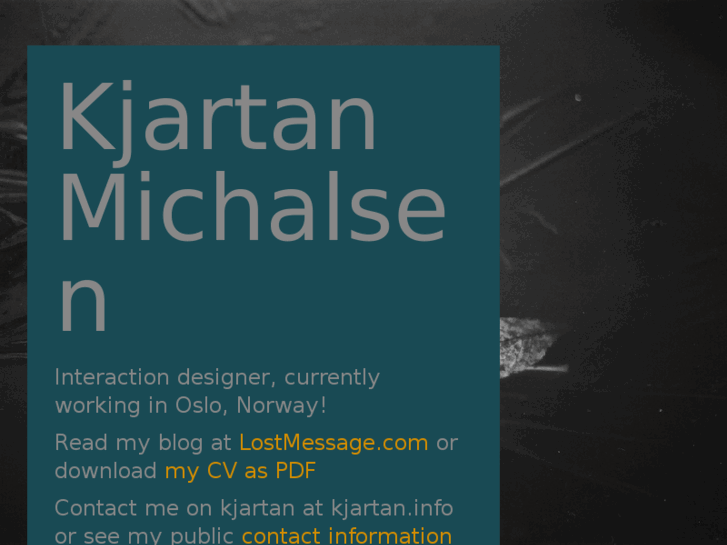 www.kjartan.info