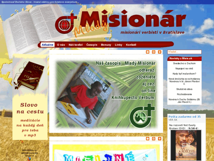 www.mladymisionar.sk