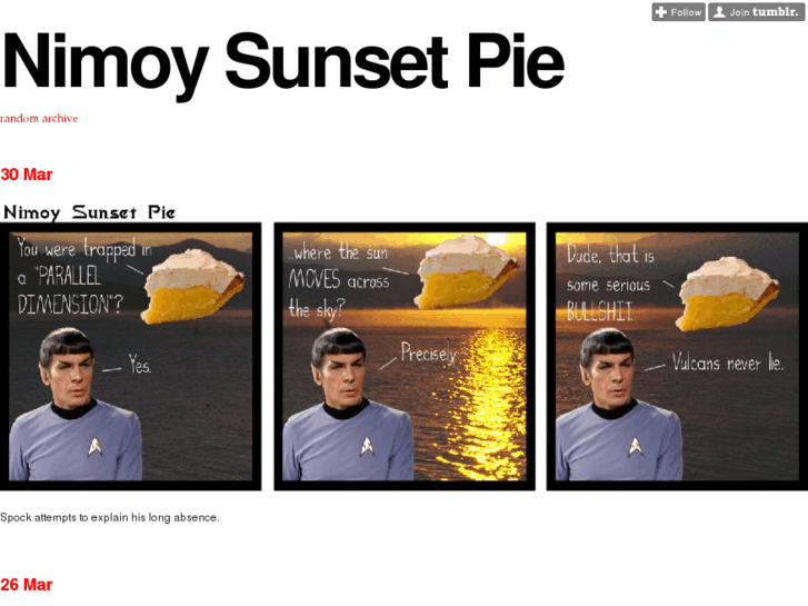 www.nimoysunsetpie.com