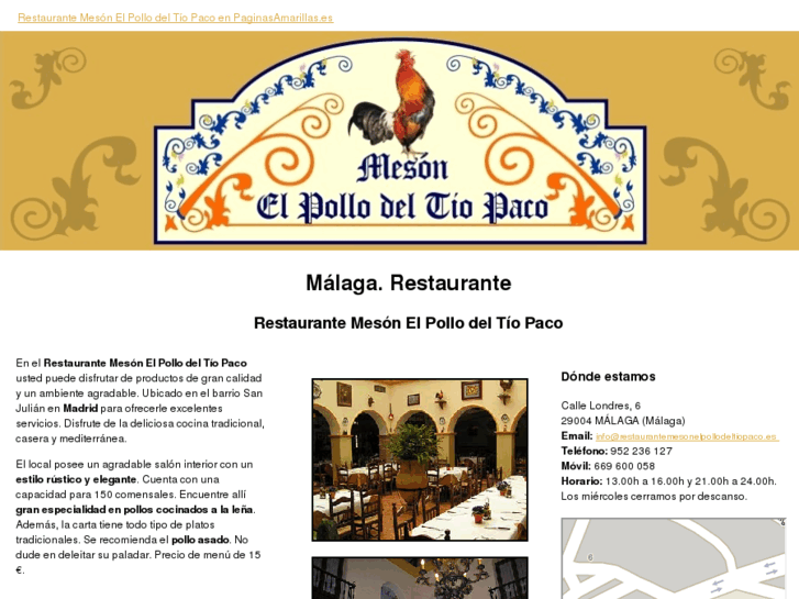 www.restaurantemesonelpollodeltiopaco.es