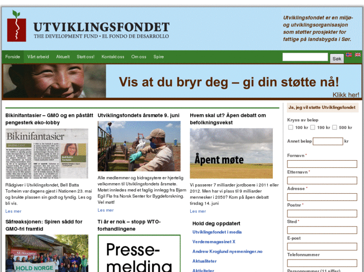 www.utviklingsfondet.no