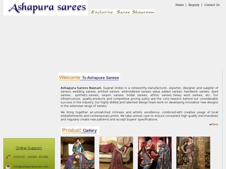 www.ashapurasarees.com